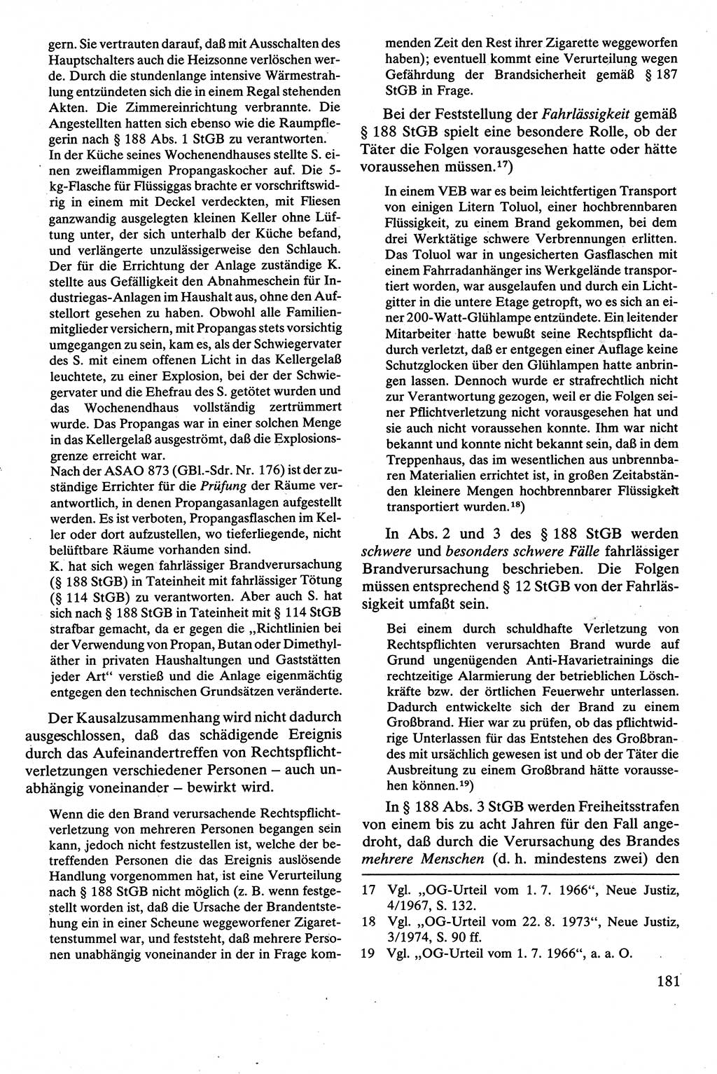 Strafrecht [Deutsche Demokratische Republik (DDR)], Besonderer Teil, Lehrbuch 1981, Seite 181 (Strafr. DDR BT Lb. 1981, S. 181)