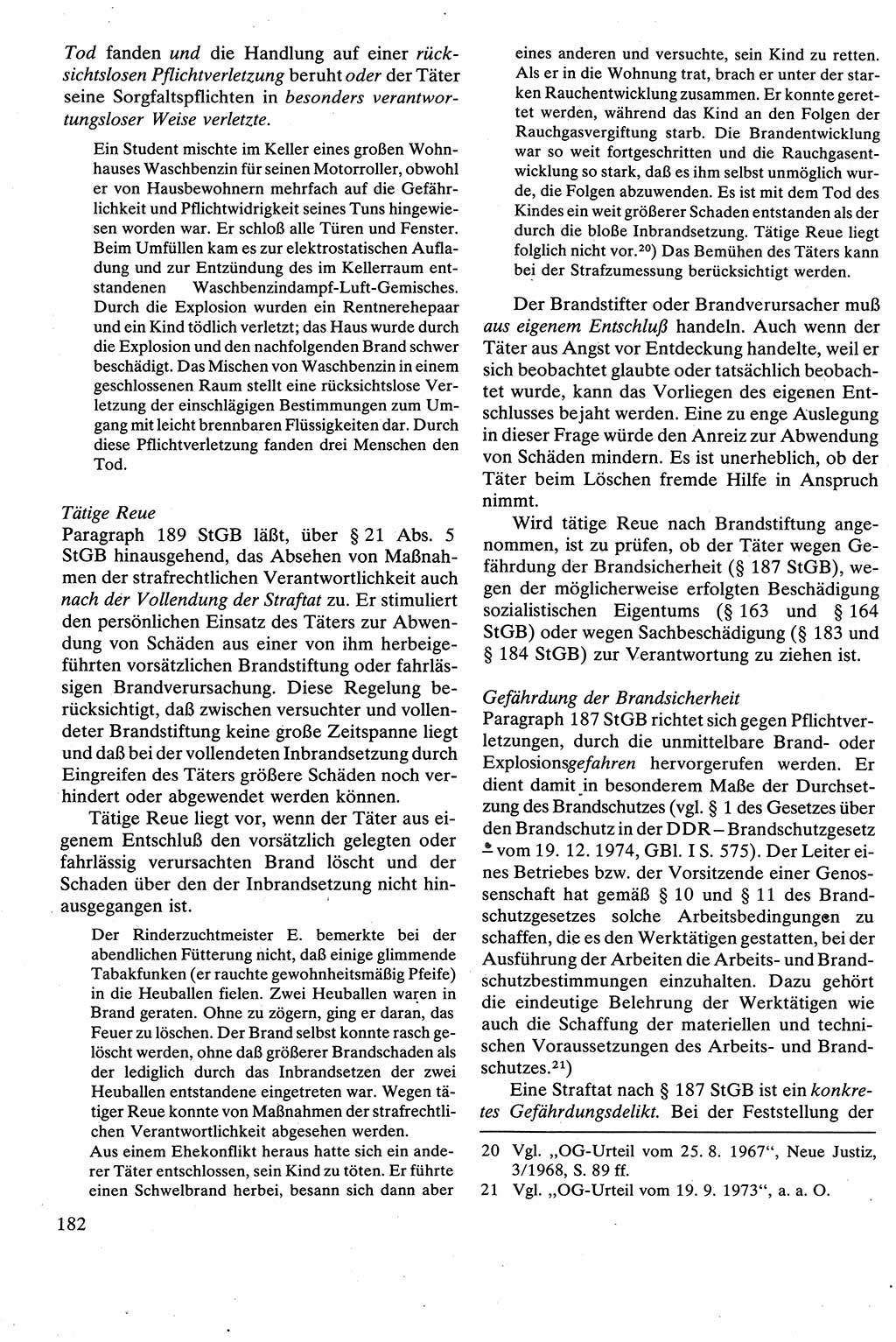 Strafrecht [Deutsche Demokratische Republik (DDR)], Besonderer Teil, Lehrbuch 1981, Seite 182 (Strafr. DDR BT Lb. 1981, S. 182)