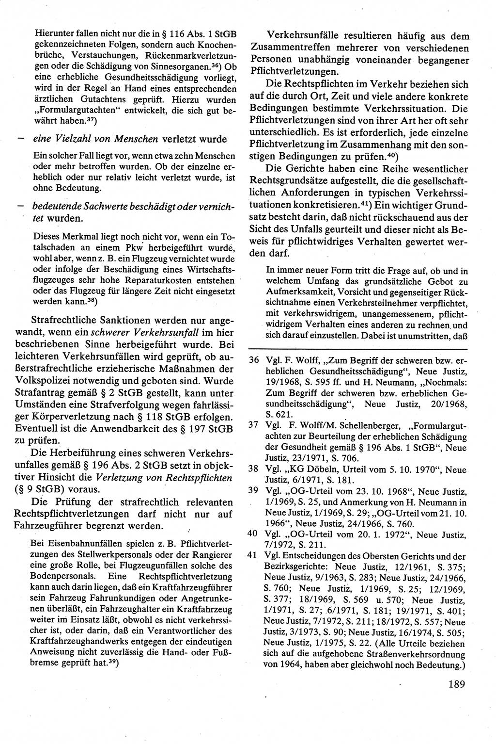 Strafrecht [Deutsche Demokratische Republik (DDR)], Besonderer Teil, Lehrbuch 1981, Seite 189 (Strafr. DDR BT Lb. 1981, S. 189)