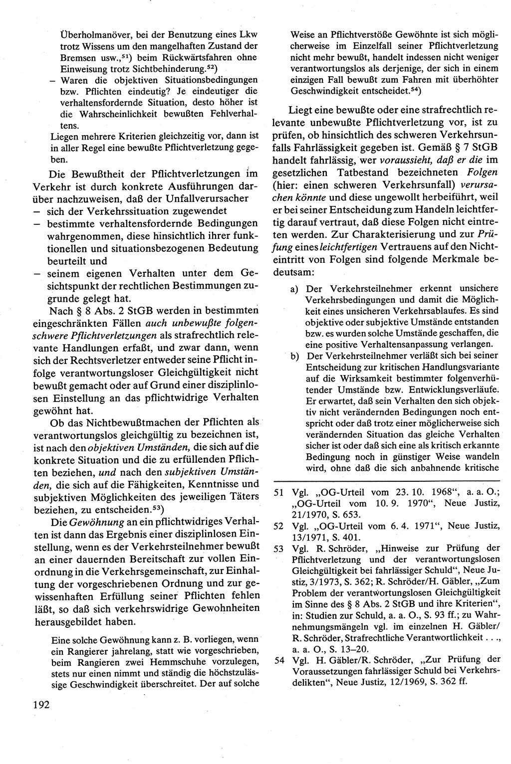 Strafrecht [Deutsche Demokratische Republik (DDR)], Besonderer Teil, Lehrbuch 1981, Seite 192 (Strafr. DDR BT Lb. 1981, S. 192)