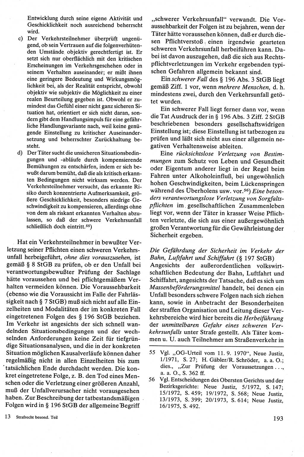 Strafrecht [Deutsche Demokratische Republik (DDR)], Besonderer Teil, Lehrbuch 1981, Seite 193 (Strafr. DDR BT Lb. 1981, S. 193)