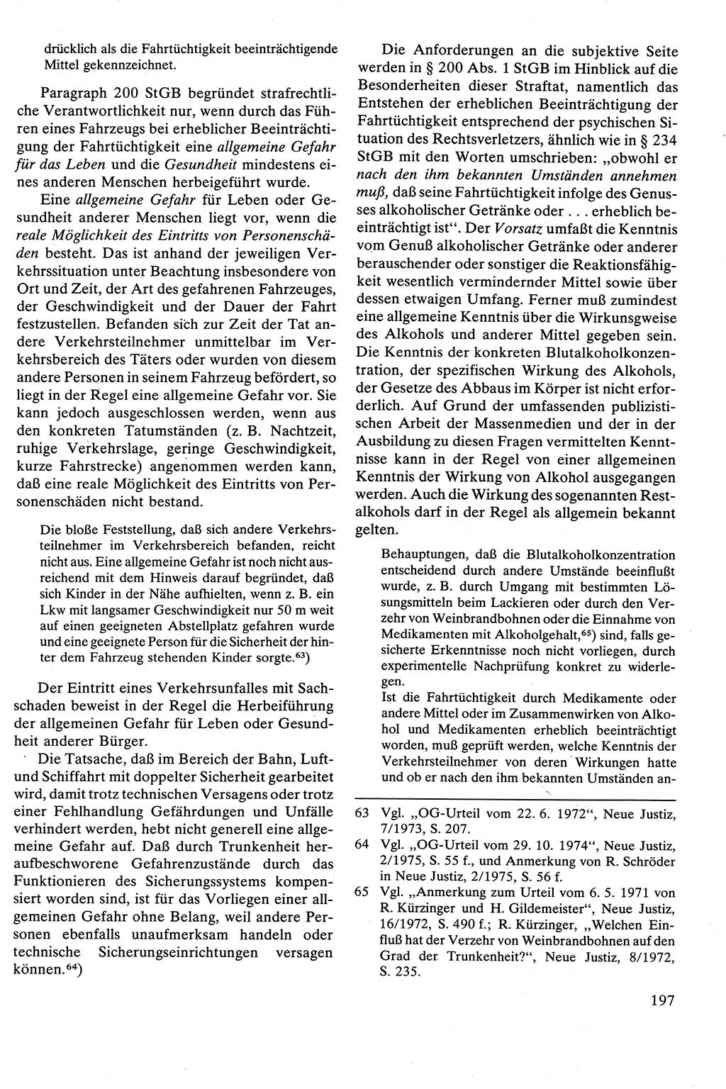 Strafrecht [Deutsche Demokratische Republik (DDR)], Besonderer Teil, Lehrbuch 1981, Seite 197 (Strafr. DDR BT Lb. 1981, S. 197)