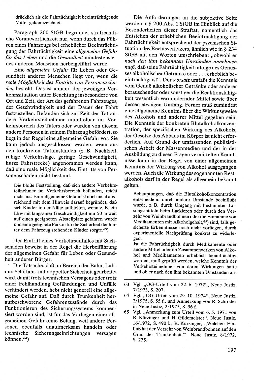 Strafrecht [Deutsche Demokratische Republik (DDR)], Besonderer Teil, Lehrbuch 1981, Seite 197 (Strafr. DDR BT Lb. 1981, S. 197)