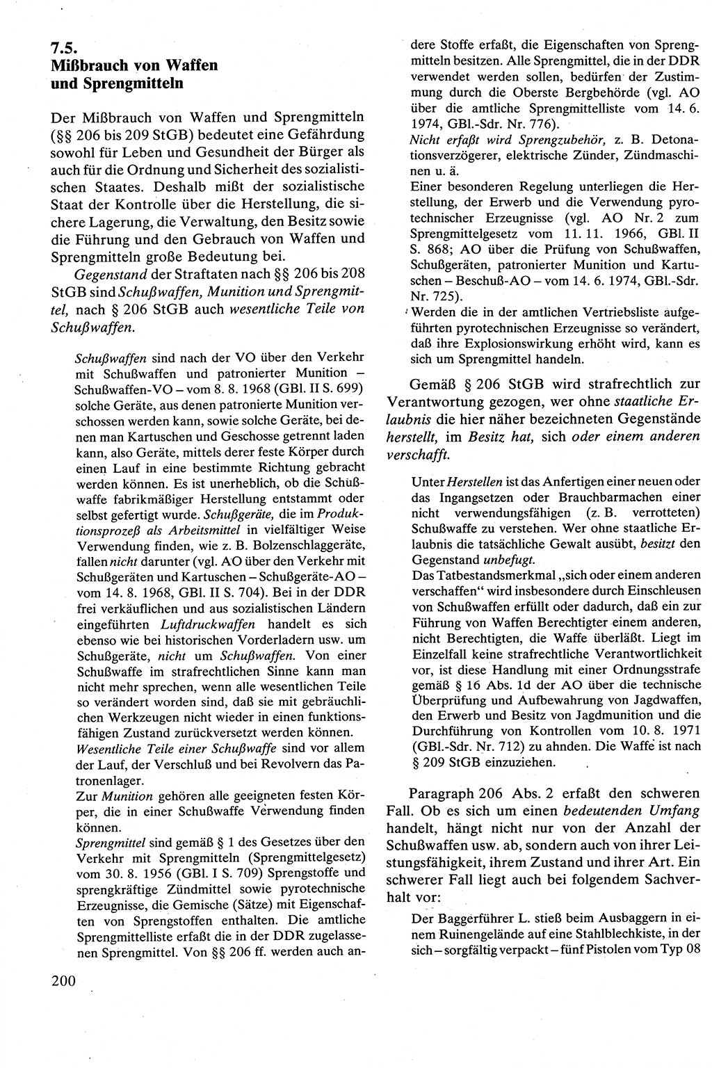 Strafrecht [Deutsche Demokratische Republik (DDR)], Besonderer Teil, Lehrbuch 1981, Seite 200 (Strafr. DDR BT Lb. 1981, S. 200)