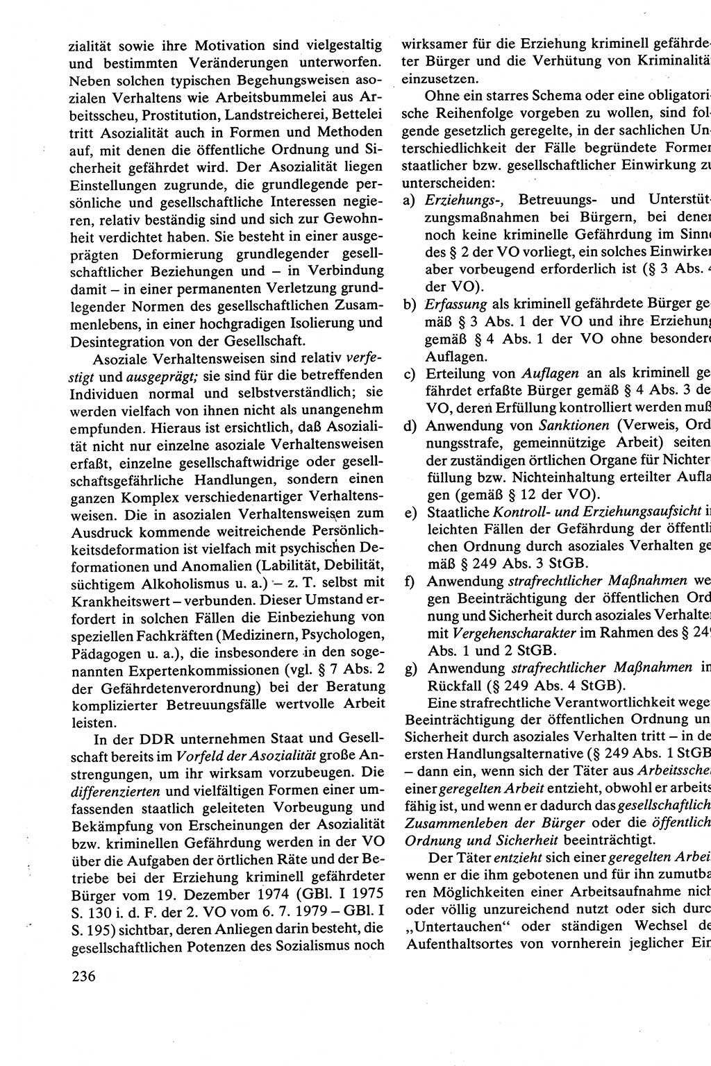 Strafrecht [Deutsche Demokratische Republik (DDR)], Besonderer Teil, Lehrbuch 1981, Seite 236 (Strafr. DDR BT Lb. 1981, S. 236)
