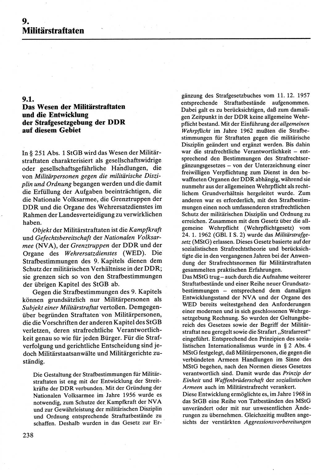 Strafrecht [Deutsche Demokratische Republik (DDR)], Besonderer Teil, Lehrbuch 1981, Seite 238 (Strafr. DDR BT Lb. 1981, S. 238)