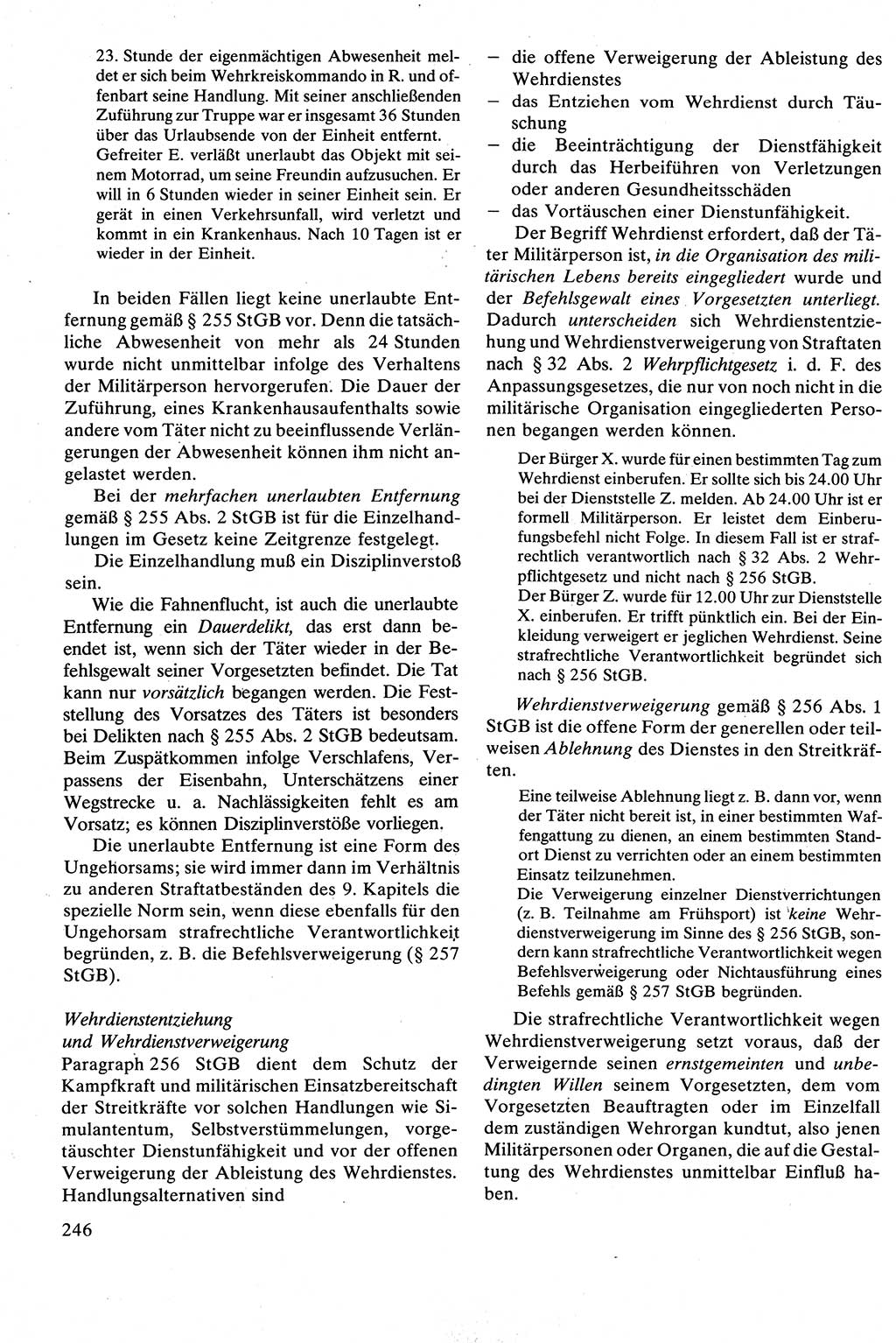 Strafrecht [Deutsche Demokratische Republik (DDR)], Besonderer Teil, Lehrbuch 1981, Seite 246 (Strafr. DDR BT Lb. 1981, S. 246)