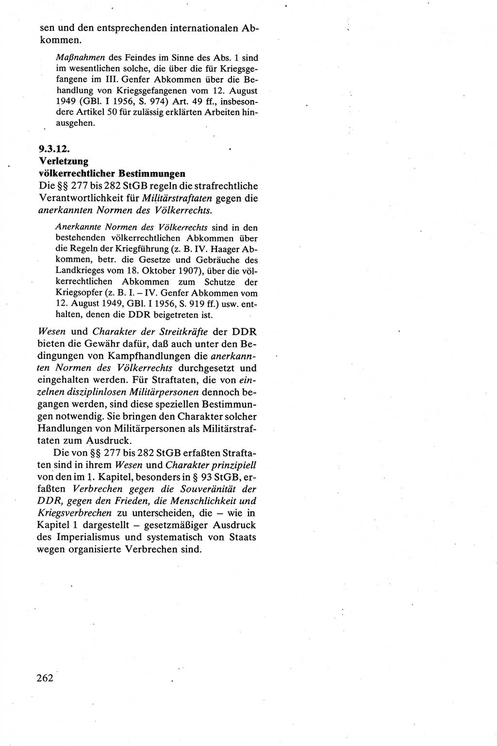 Strafrecht [Deutsche Demokratische Republik (DDR)], Besonderer Teil, Lehrbuch 1981, Seite 262 (Strafr. DDR BT Lb. 1981, S. 262)