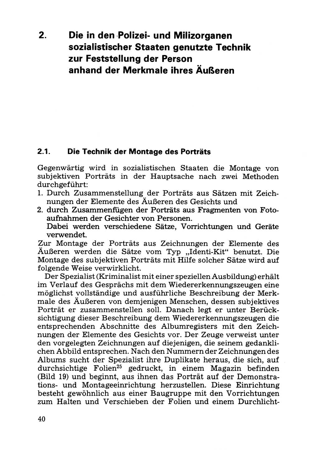 Das subjektive Porträt [Deutsche Demokratische Republik (DDR)] 1981, Seite 40 (Subj. Port. DDR 1981, S. 40)