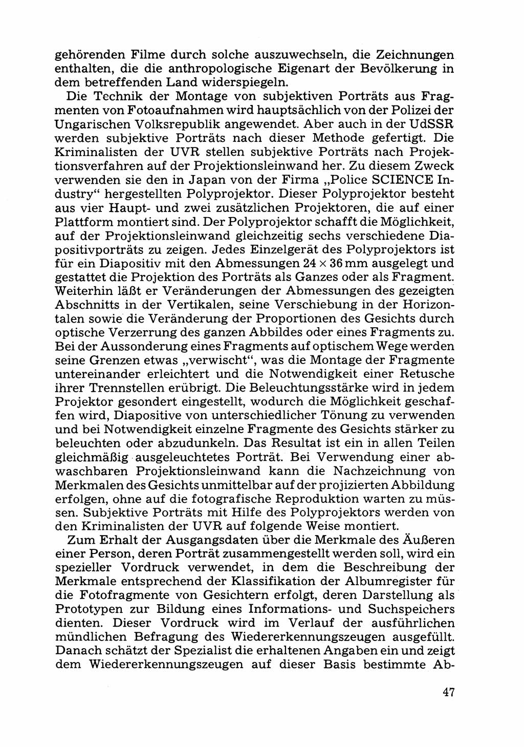 Das subjektive Porträt [Deutsche Demokratische Republik (DDR)] 1981, Seite 47 (Subj. Port. DDR 1981, S. 47)