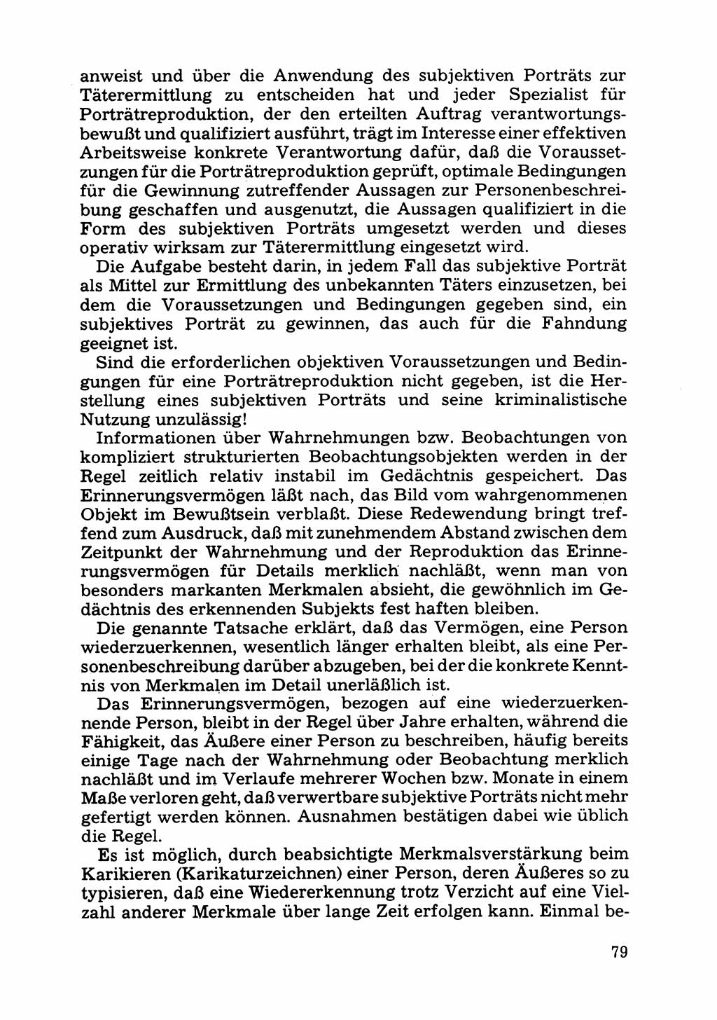 Das subjektive Porträt [Deutsche Demokratische Republik (DDR)] 1981, Seite 79 (Subj. Port. DDR 1981, S. 79)