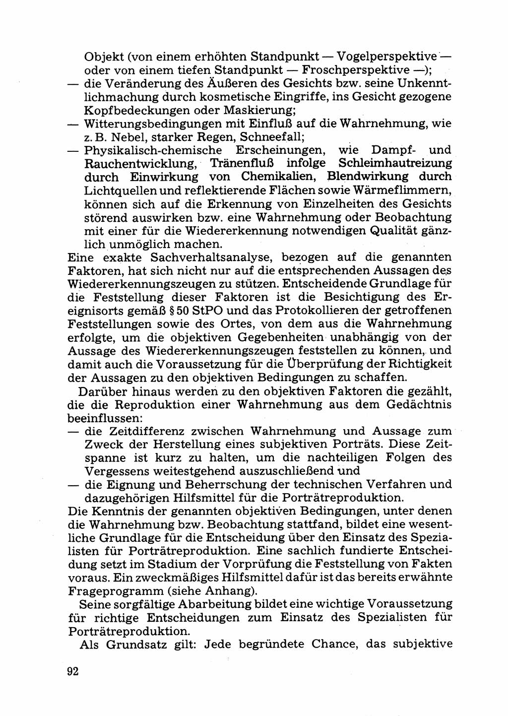 Das subjektive Porträt [Deutsche Demokratische Republik (DDR)] 1981, Seite 92 (Subj. Port. DDR 1981, S. 92)