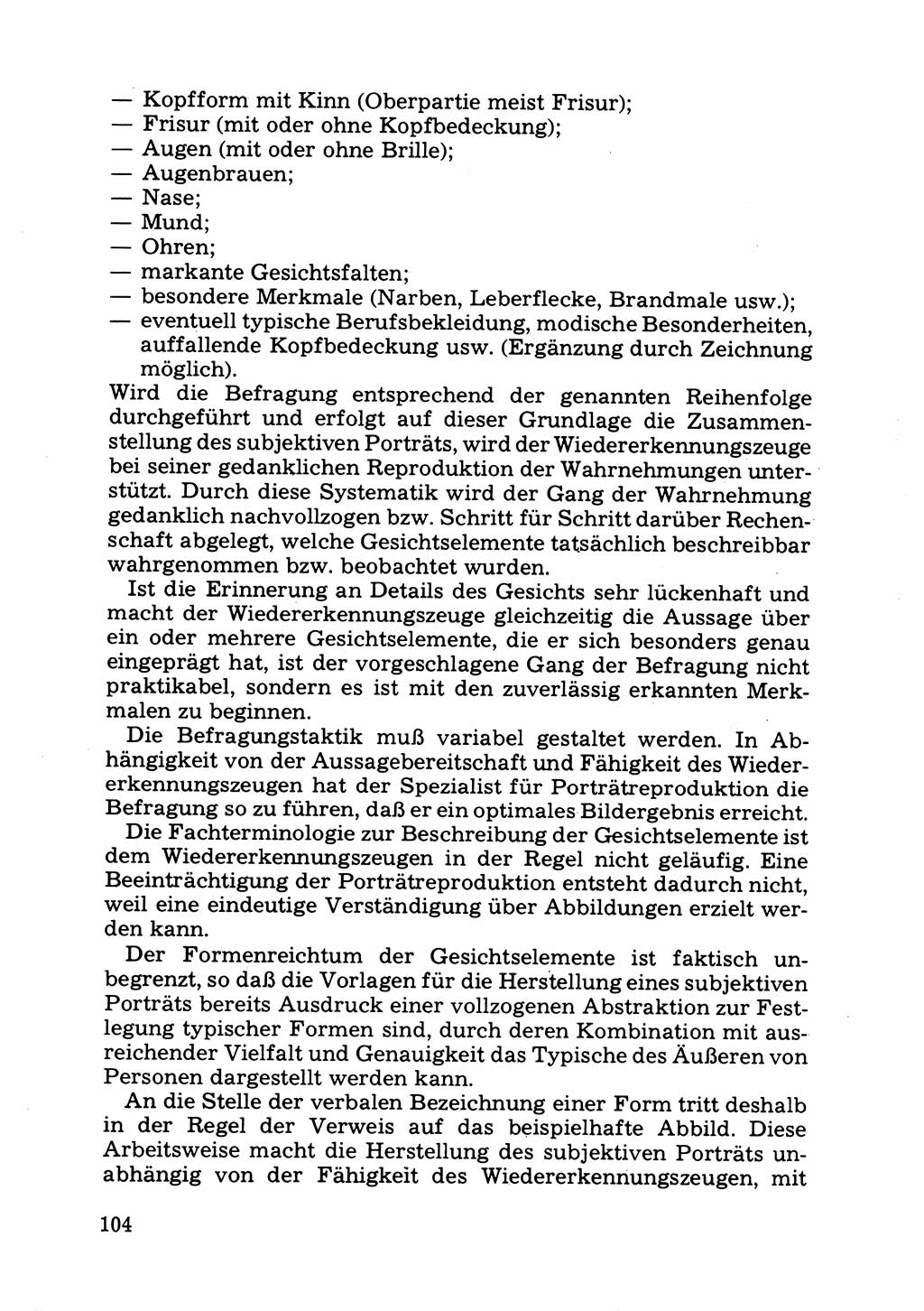 Das subjektive Porträt [Deutsche Demokratische Republik (DDR)] 1981, Seite 104 (Subj. Port. DDR 1981, S. 104)