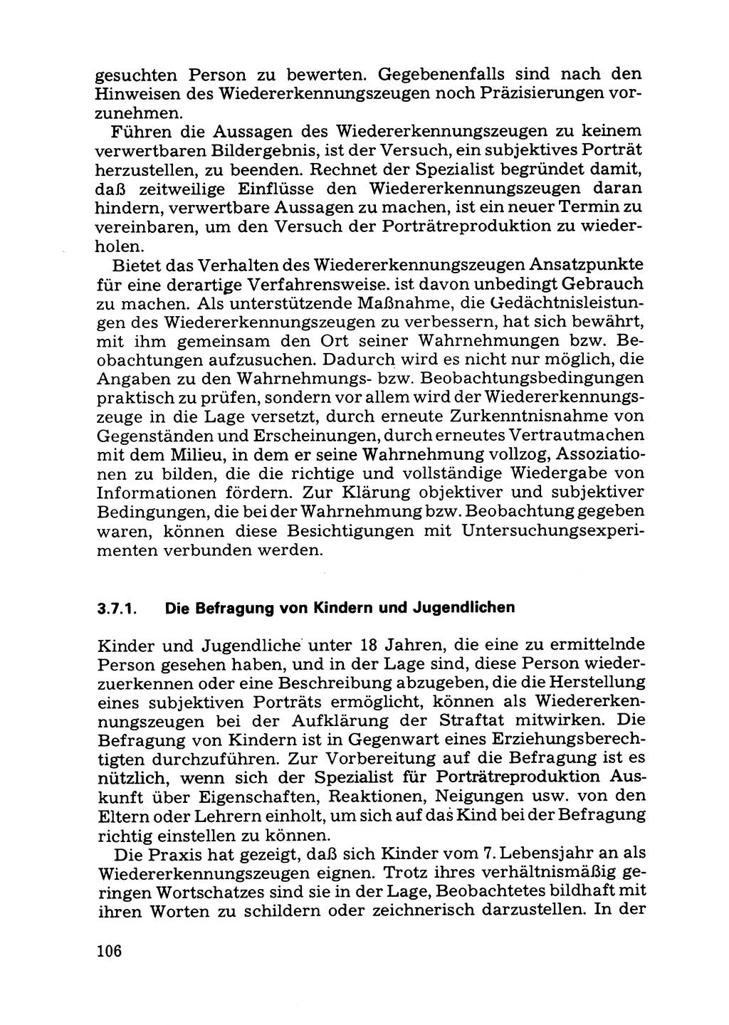 Das subjektive Porträt [Deutsche Demokratische Republik (DDR)] 1981, Seite 106 (Subj. Port. DDR 1981, S. 106)