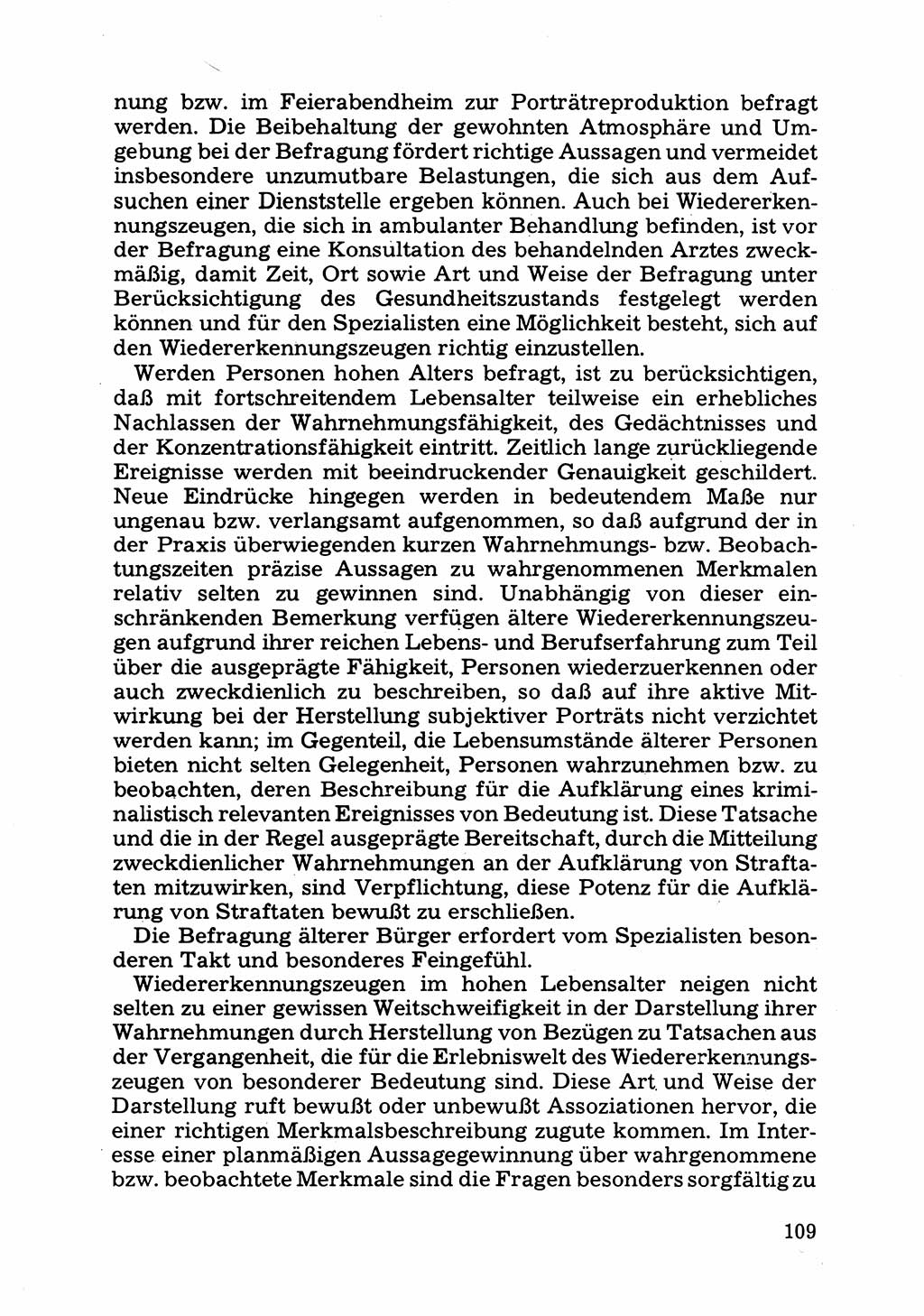 Das subjektive Porträt [Deutsche Demokratische Republik (DDR)] 1981, Seite 109 (Subj. Port. DDR 1981, S. 109)