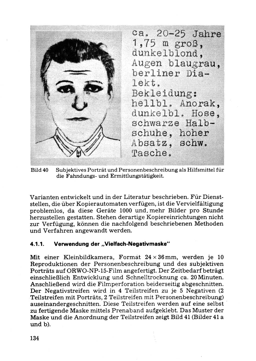 Das subjektive Porträt [Deutsche Demokratische Republik (DDR)] 1981, Seite 134 (Subj. Port. DDR 1981, S. 134)