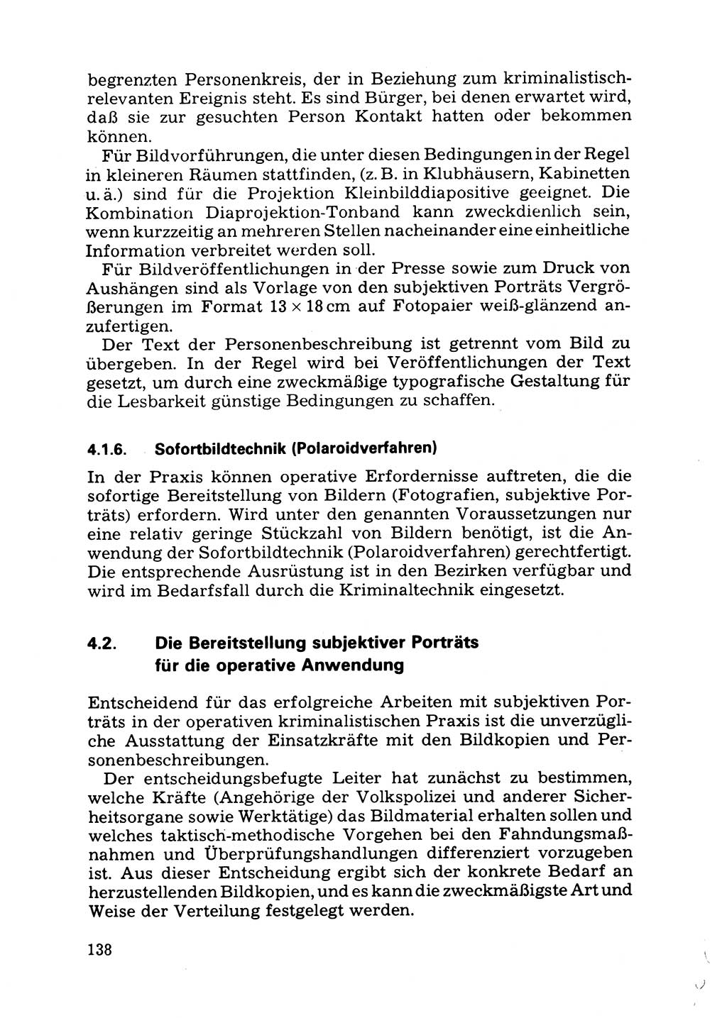 Das subjektive Porträt [Deutsche Demokratische Republik (DDR)] 1981, Seite 138 (Subj. Port. DDR 1981, S. 138)