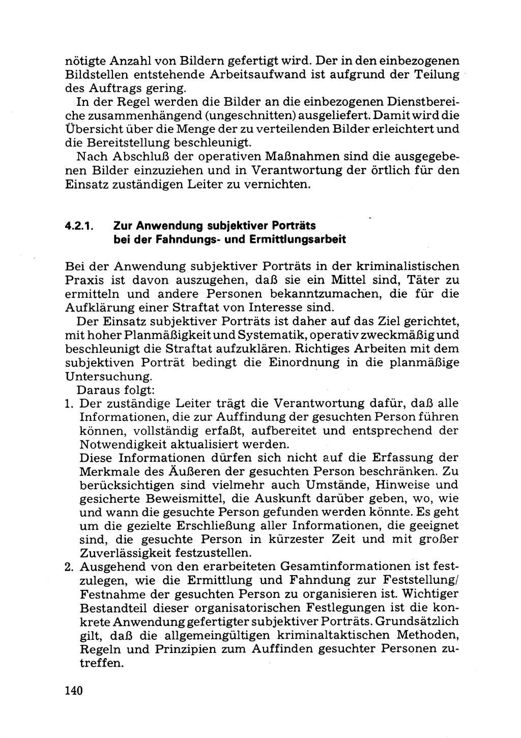Das subjektive Porträt [Deutsche Demokratische Republik (DDR)] 1981, Seite 140 (Subj. Port. DDR 1981, S. 140)