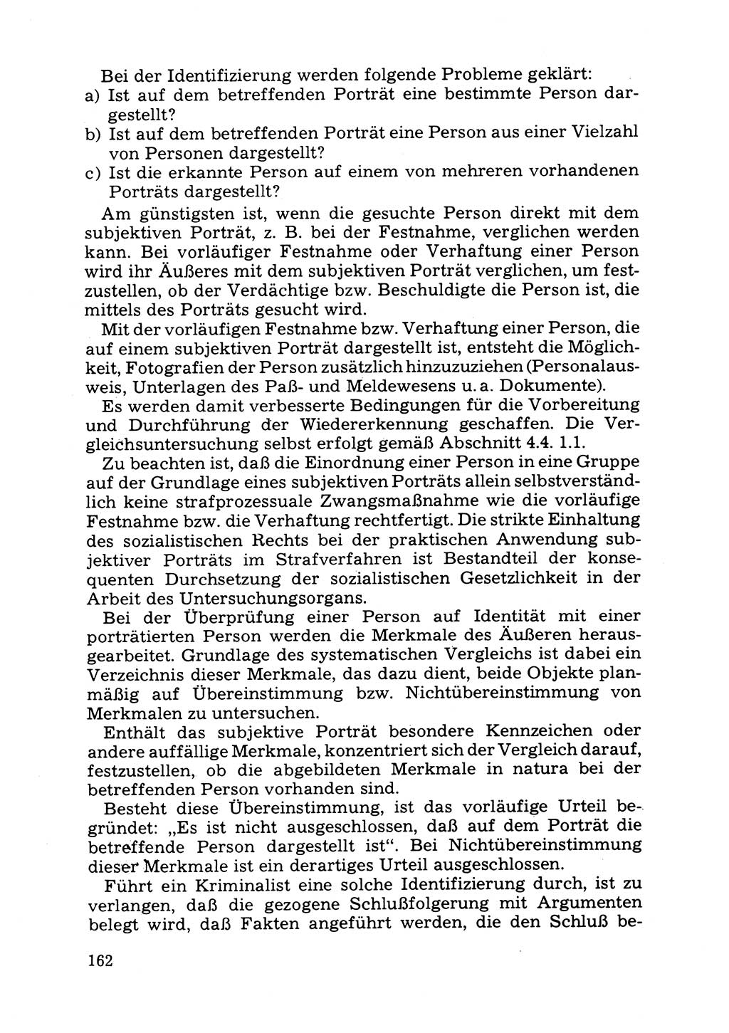 Das subjektive Porträt [Deutsche Demokratische Republik (DDR)] 1981, Seite 162 (Subj. Port. DDR 1981, S. 162)