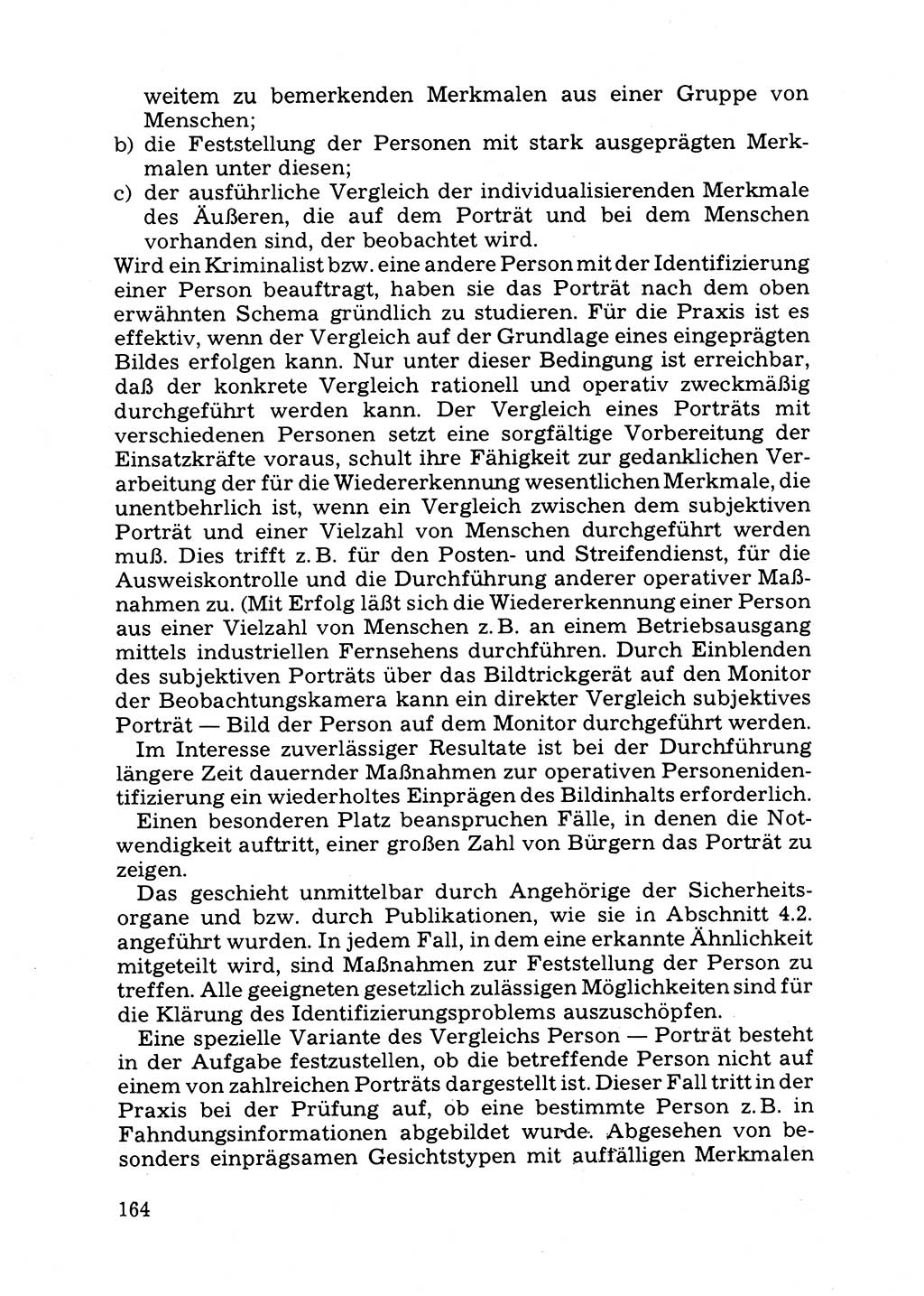 Das subjektive Porträt [Deutsche Demokratische Republik (DDR)] 1981, Seite 164 (Subj. Port. DDR 1981, S. 164)