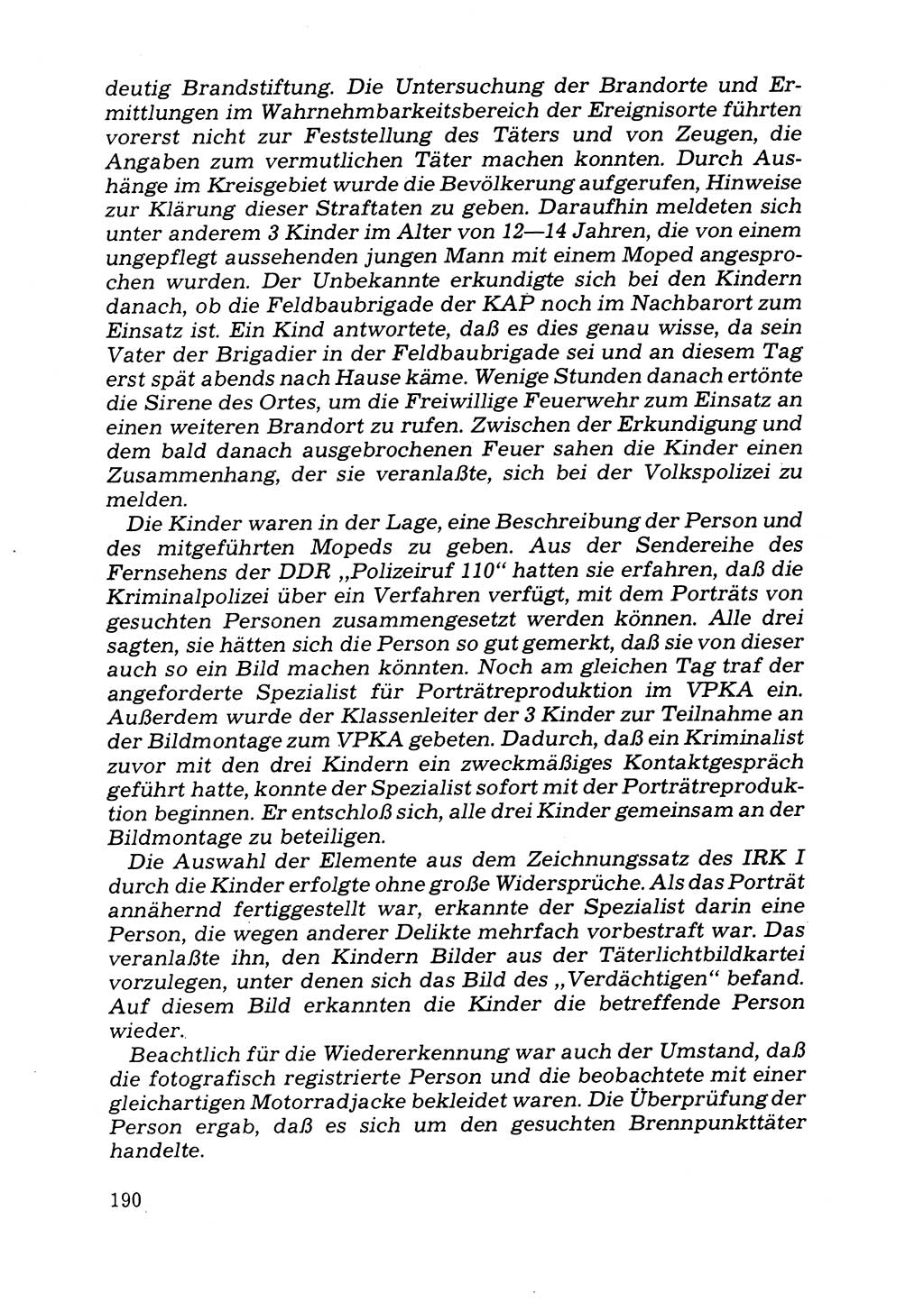 Das subjektive Porträt [Deutsche Demokratische Republik (DDR)] 1981, Seite 190 (Subj. Port. DDR 1981, S. 190)