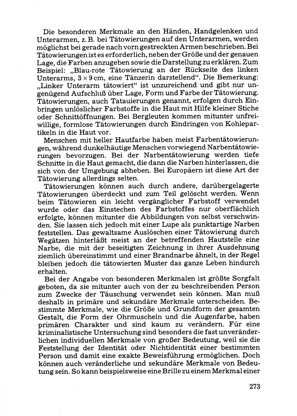 Das subjektive Porträt [Deutsche Demokratische Republik (DDR)] 1981, Seite 273 (Subj. Port. DDR 1981, S. 273)