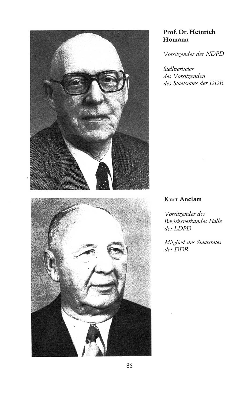 Volkskammer (VK) der Deutschen Demokratischen Republik (DDR), 8. Wahlperiode 1981-1986, Seite 86 (VK. DDR 8. WP. 1981-1986, S. 86)