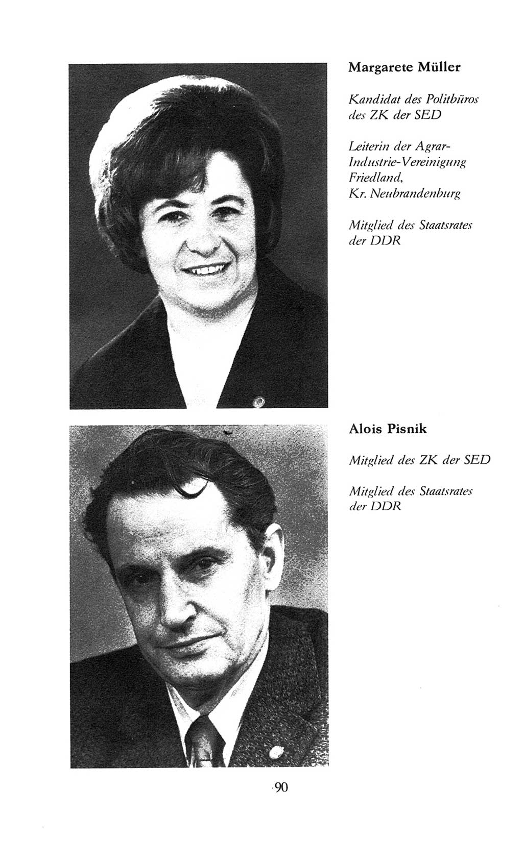 Volkskammer (VK) der Deutschen Demokratischen Republik (DDR), 8. Wahlperiode 1981-1986, Seite 90 (VK. DDR 8. WP. 1981-1986, S. 90)