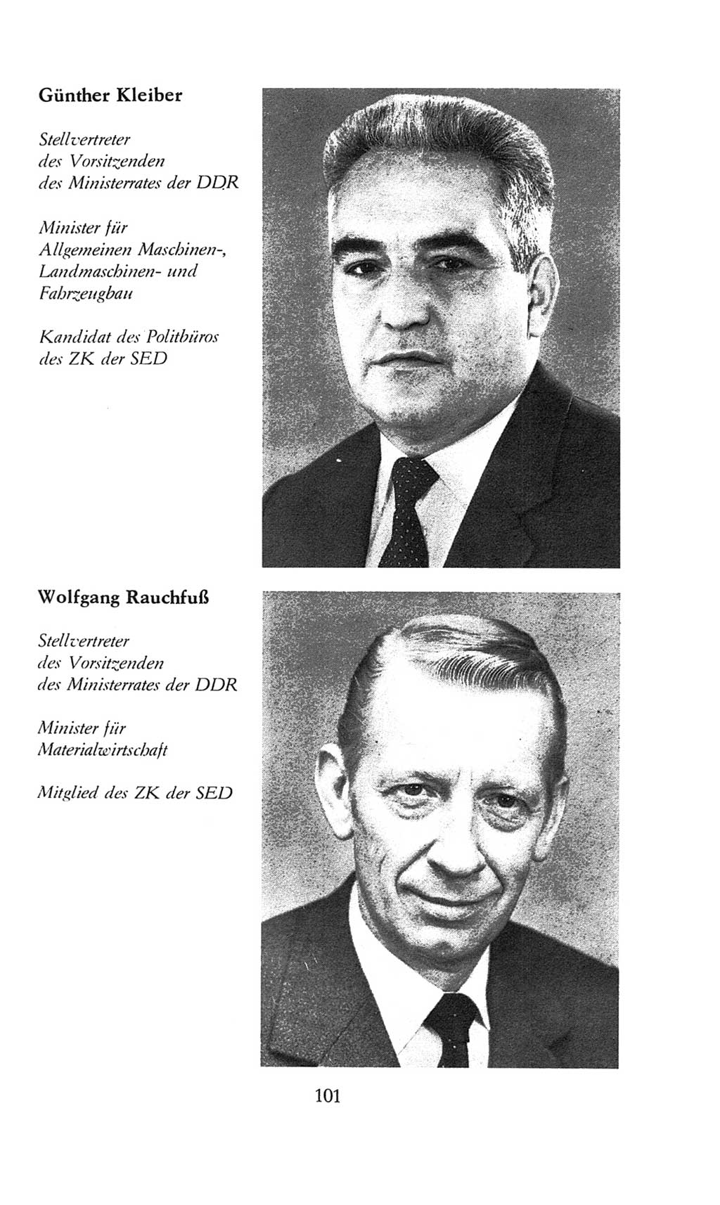 Volkskammer (VK) der Deutschen Demokratischen Republik (DDR), 8. Wahlperiode 1981-1986, Seite 101 (VK. DDR 8. WP. 1981-1986, S. 101)