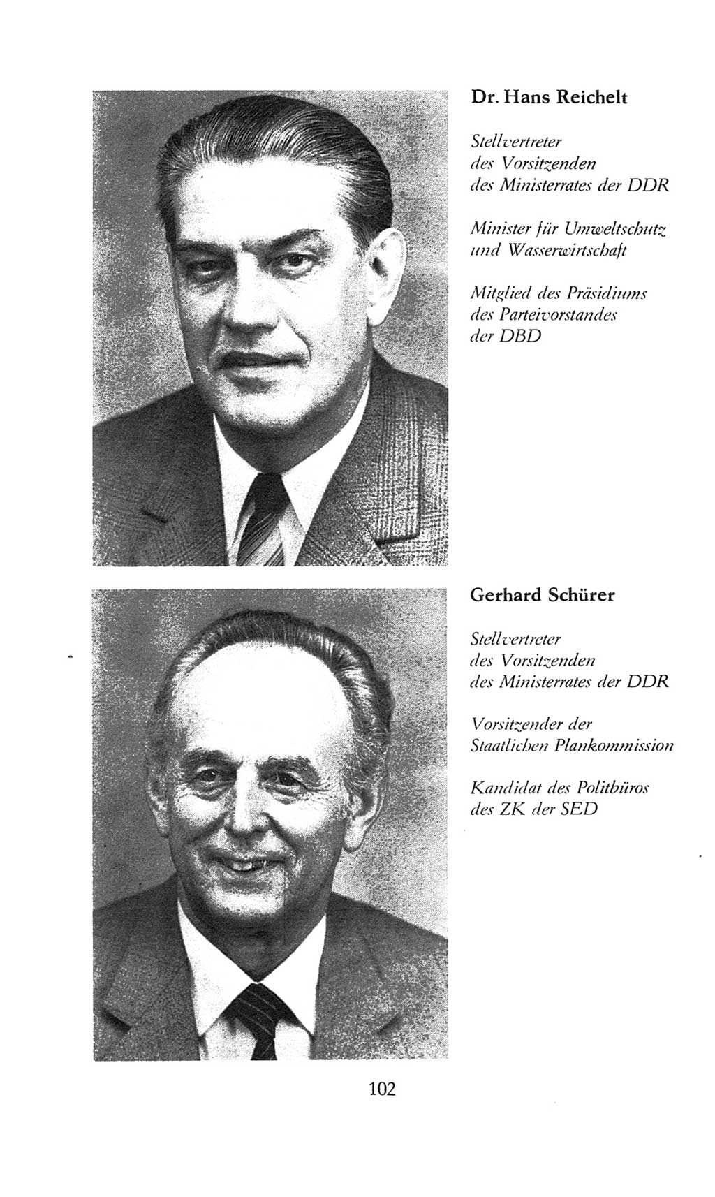Volkskammer (VK) der Deutschen Demokratischen Republik (DDR), 8. Wahlperiode 1981-1986, Seite 102 (VK. DDR 8. WP. 1981-1986, S. 102)