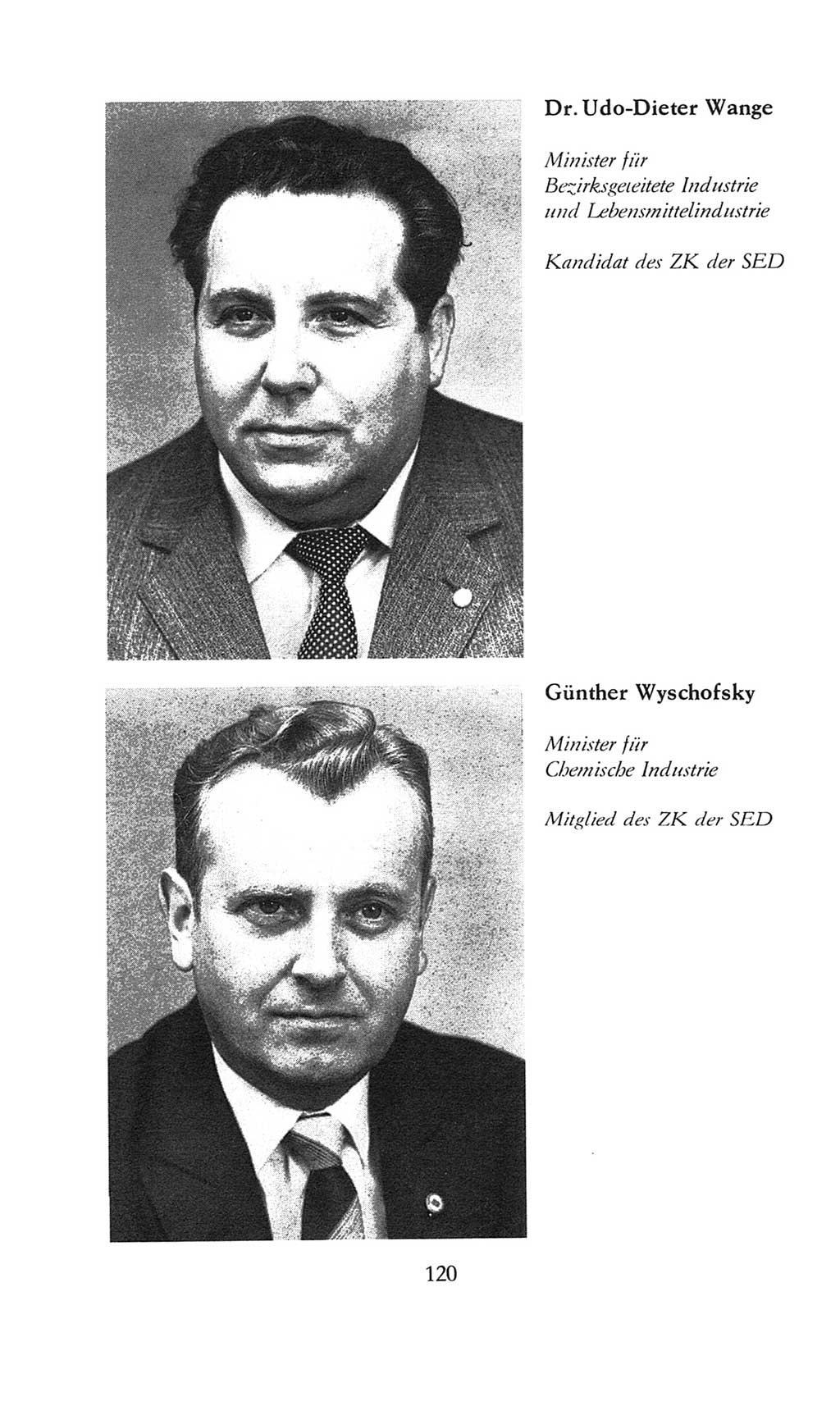 Volkskammer (VK) der Deutschen Demokratischen Republik (DDR), 8. Wahlperiode 1981-1986, Seite 120 (VK. DDR 8. WP. 1981-1986, S. 120)