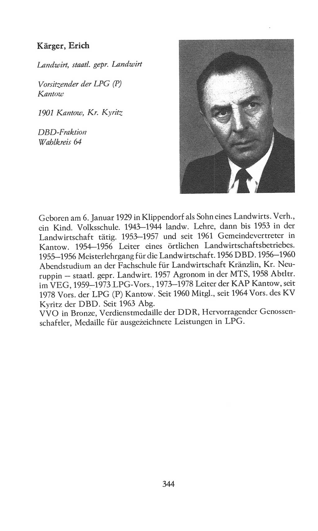 Volkskammer (VK) der Deutschen Demokratischen Republik (DDR), 8. Wahlperiode 1981-1986, Seite 344 (VK. DDR 8. WP. 1981-1986, S. 344)