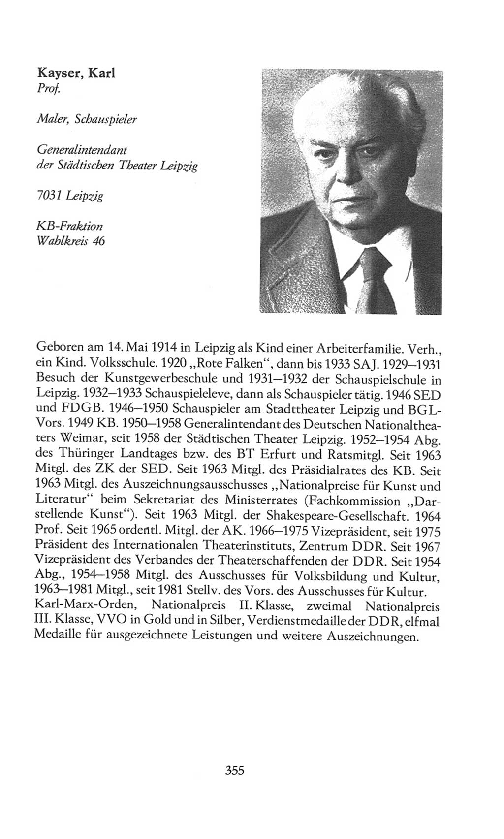 Volkskammer (VK) der Deutschen Demokratischen Republik (DDR), 8. Wahlperiode 1981-1986, Seite 355 (VK. DDR 8. WP. 1981-1986, S. 355)