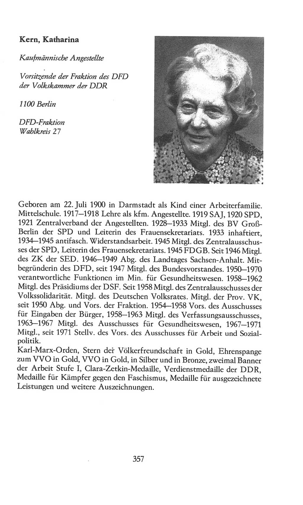 Volkskammer (VK) der Deutschen Demokratischen Republik (DDR), 8. Wahlperiode 1981-1986, Seite 357 (VK. DDR 8. WP. 1981-1986, S. 357)