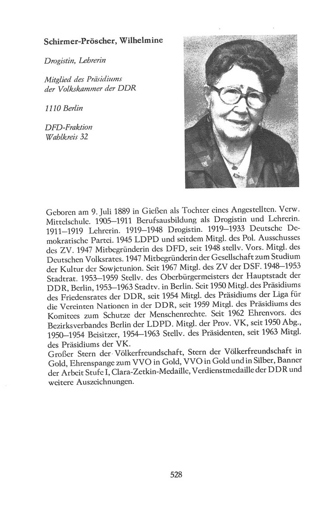 Volkskammer (VK) der Deutschen Demokratischen Republik (DDR), 8. Wahlperiode 1981-1986, Seite 528 (VK. DDR 8. WP. 1981-1986, S. 528)