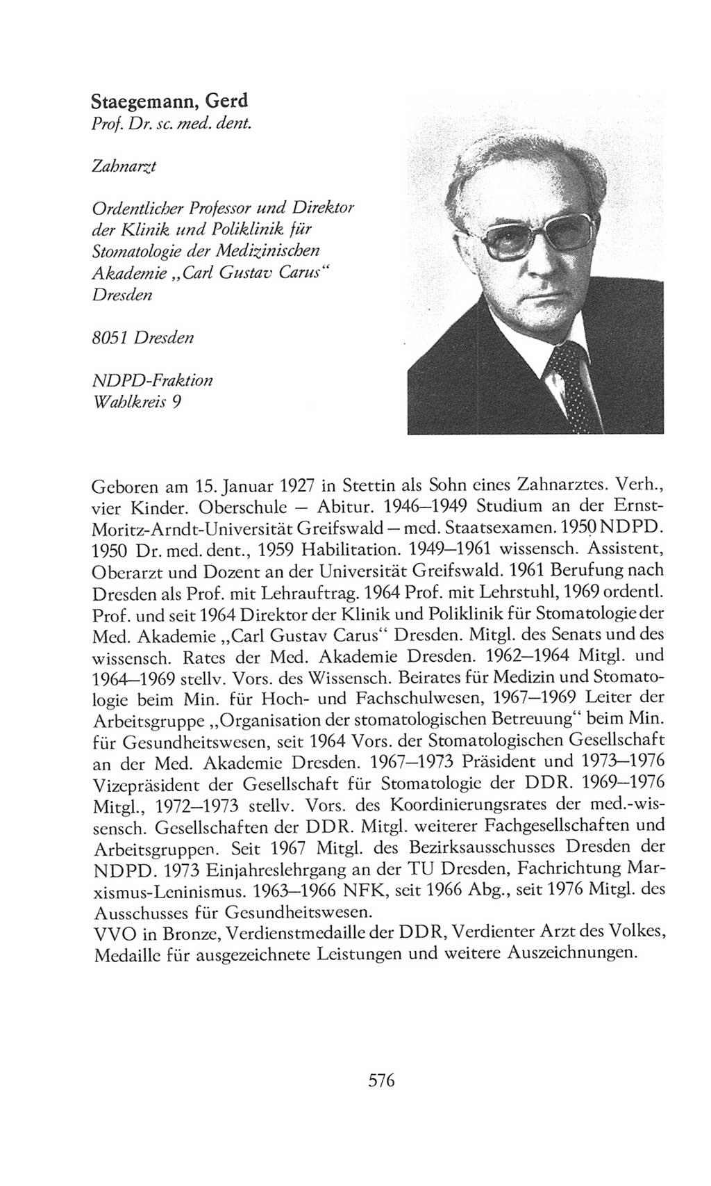 Volkskammer (VK) der Deutschen Demokratischen Republik (DDR), 8. Wahlperiode 1981-1986, Seite 576 (VK. DDR 8. WP. 1981-1986, S. 576)