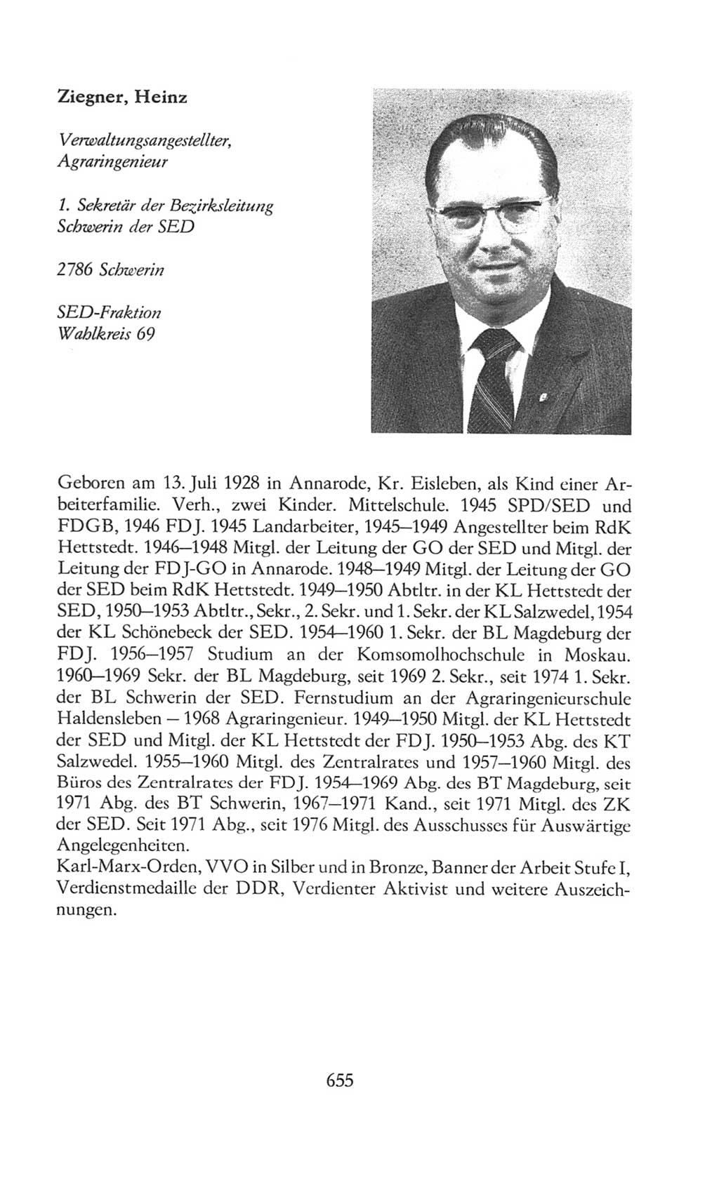 Volkskammer (VK) der Deutschen Demokratischen Republik (DDR), 8. Wahlperiode 1981-1986, Seite 655 (VK. DDR 8. WP. 1981-1986, S. 655)