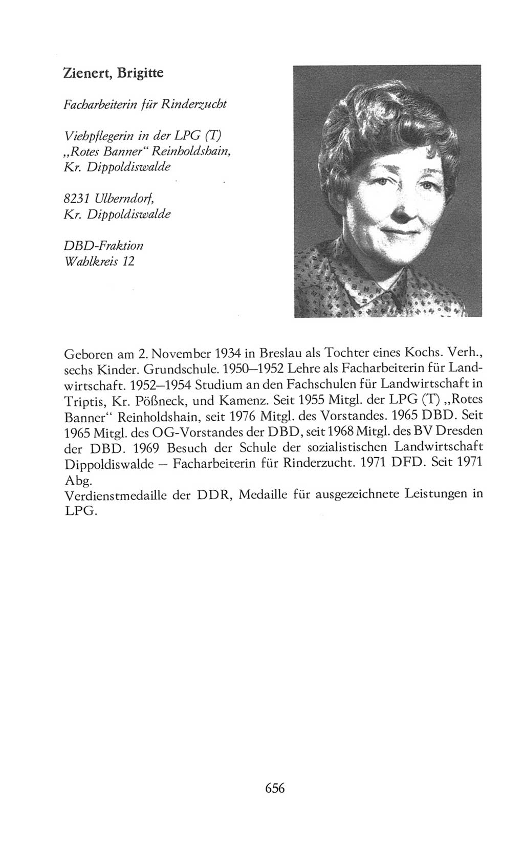 Volkskammer (VK) der Deutschen Demokratischen Republik (DDR), 8. Wahlperiode 1981-1986, Seite 656 (VK. DDR 8. WP. 1981-1986, S. 656)