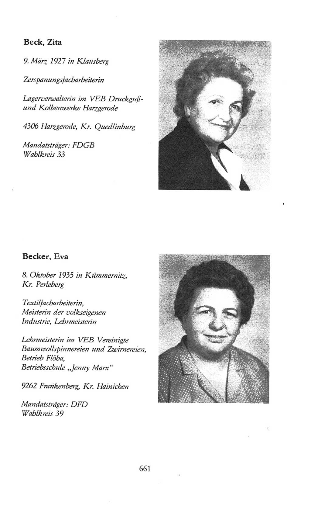 Volkskammer (VK) der Deutschen Demokratischen Republik (DDR), 8. Wahlperiode 1981-1986, Seite 661 (VK. DDR 8. WP. 1981-1986, S. 661)