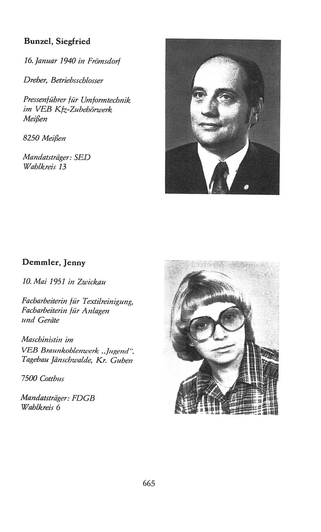 Volkskammer (VK) der Deutschen Demokratischen Republik (DDR), 8. Wahlperiode 1981-1986, Seite 665 (VK. DDR 8. WP. 1981-1986, S. 665)