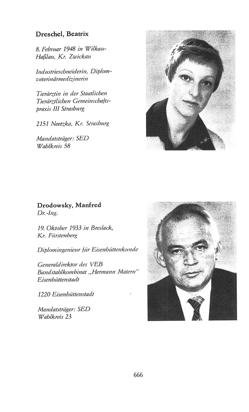 Volkskammer (VK) der Deutschen Demokratischen Republik (DDR), 8. Wahlperiode 1981-1986, Seite 666 (VK. DDR 8. WP. 1981-1986, S. 666)