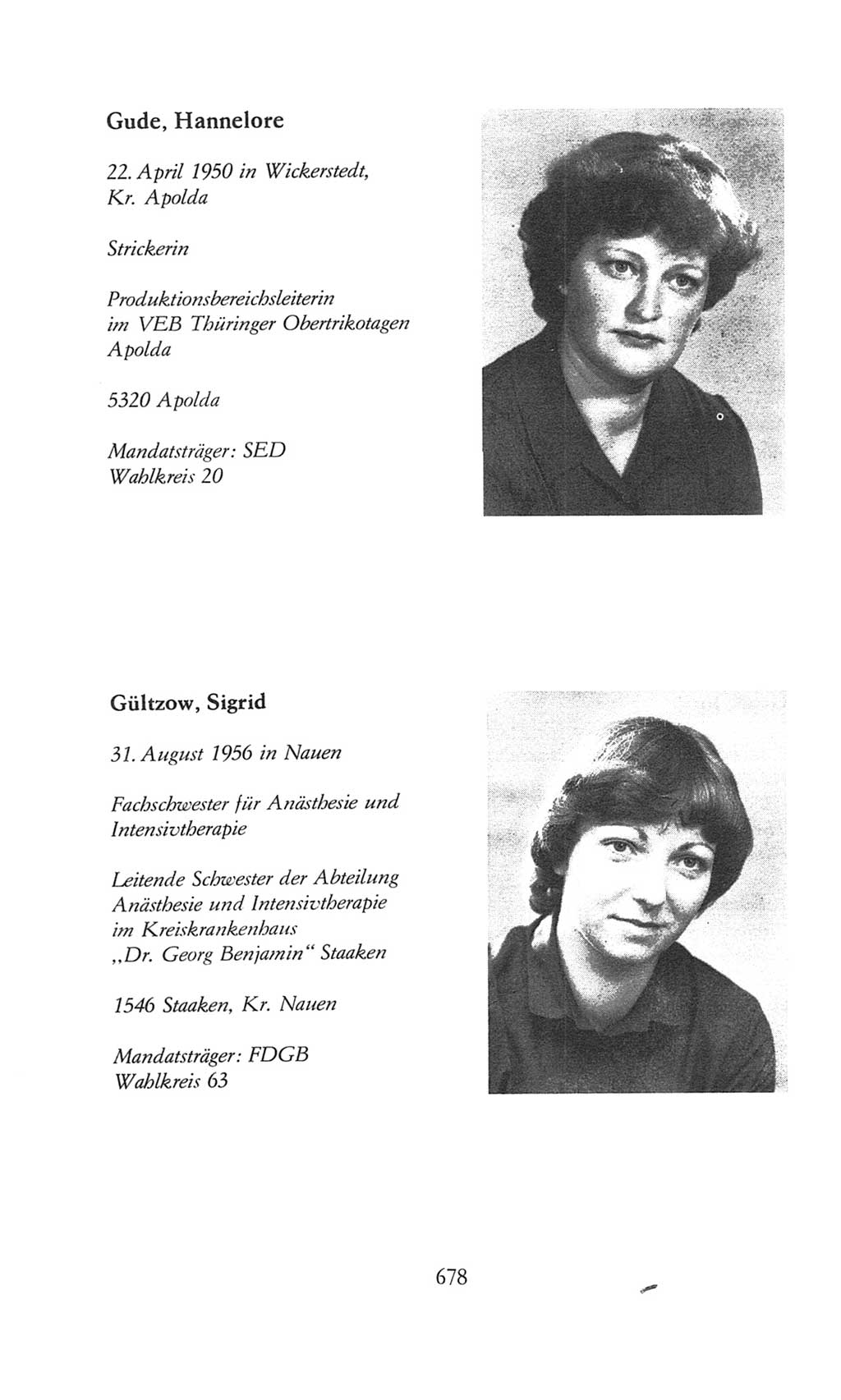 Volkskammer (VK) der Deutschen Demokratischen Republik (DDR), 8. Wahlperiode 1981-1986, Seite 678 (VK. DDR 8. WP. 1981-1986, S. 678)