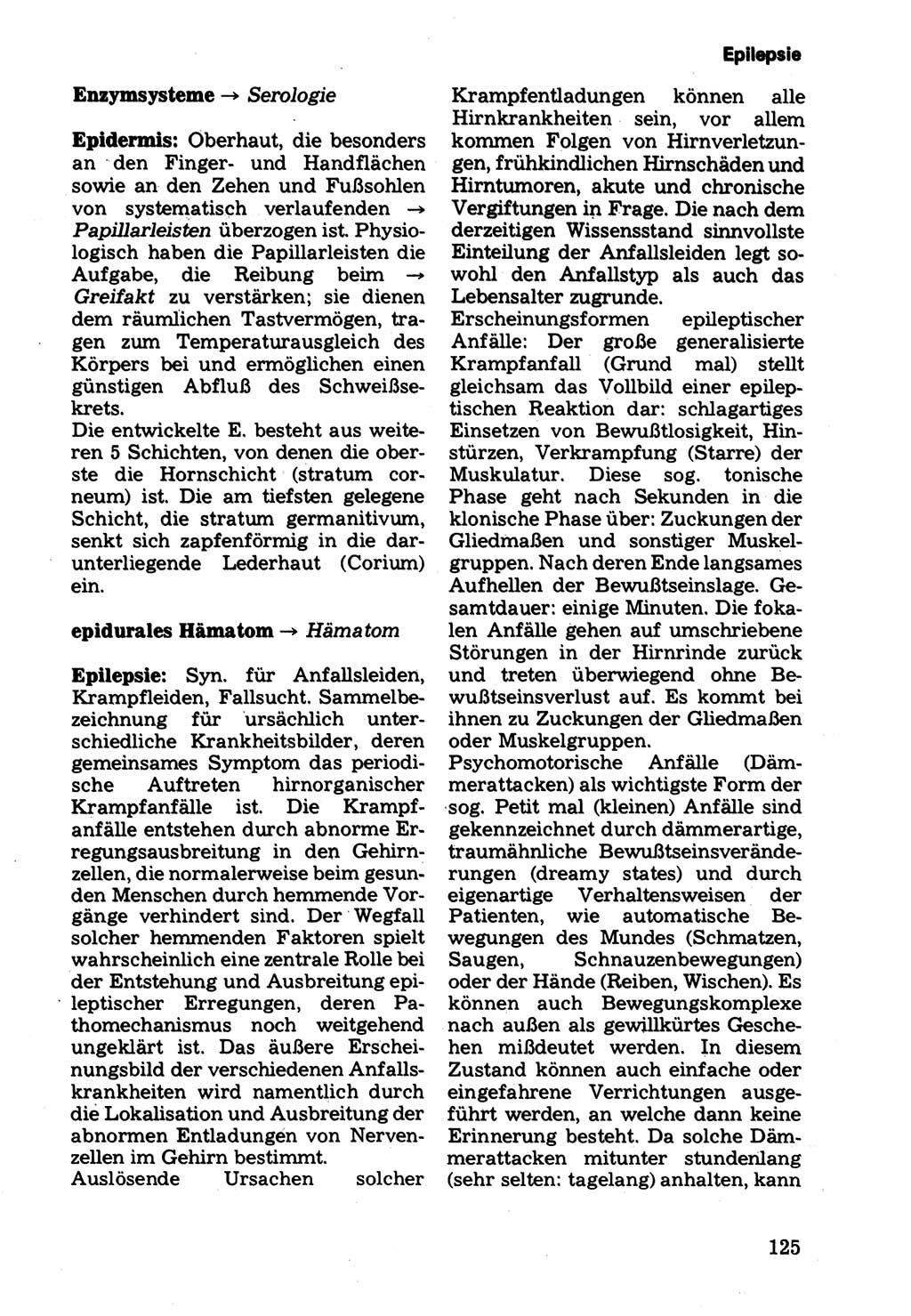 Wörterbuch der sozialistischen Kriminalistik [Deutsche Demokratische Republik (DDR)] 1981, Seite 125 (Wb. soz. Krim. DDR 1981, S. 125)