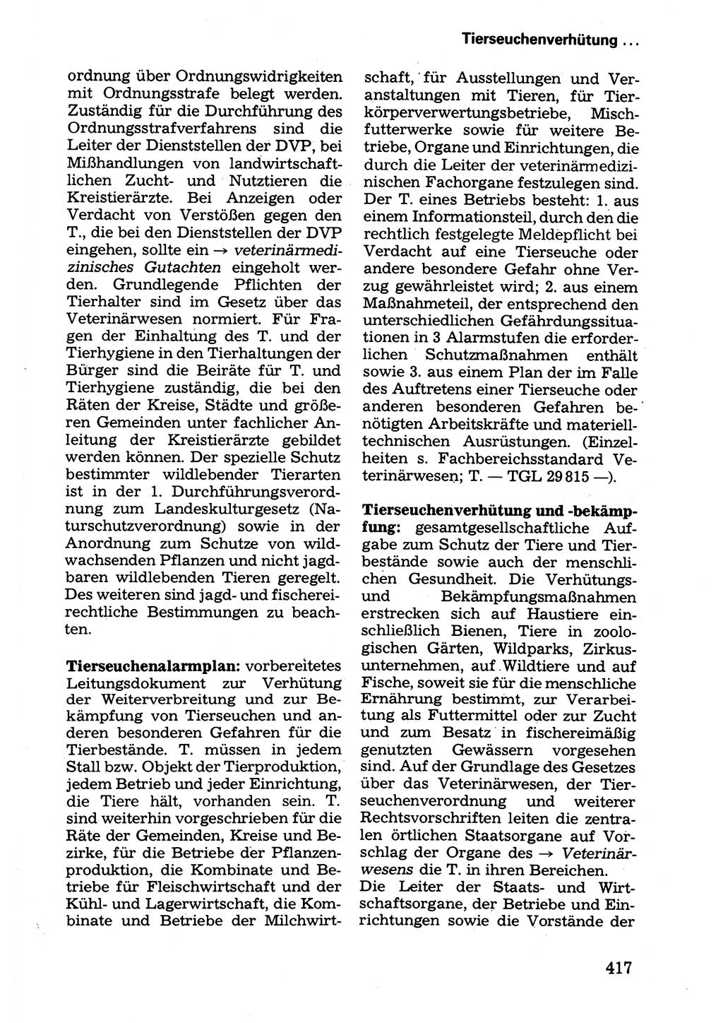 Wörterbuch der sozialistischen Kriminalistik [Deutsche Demokratische Republik (DDR)] 1981, Seite 417 (Wb. soz. Krim. DDR 1981, S. 417)