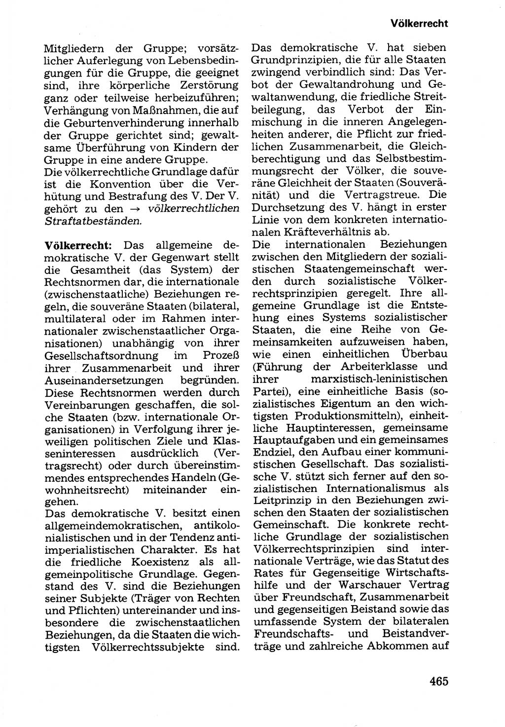 Wörterbuch der sozialistischen Kriminalistik [Deutsche Demokratische Republik (DDR)] 1981, Seite 465 (Wb. soz. Krim. DDR 1981, S. 465)