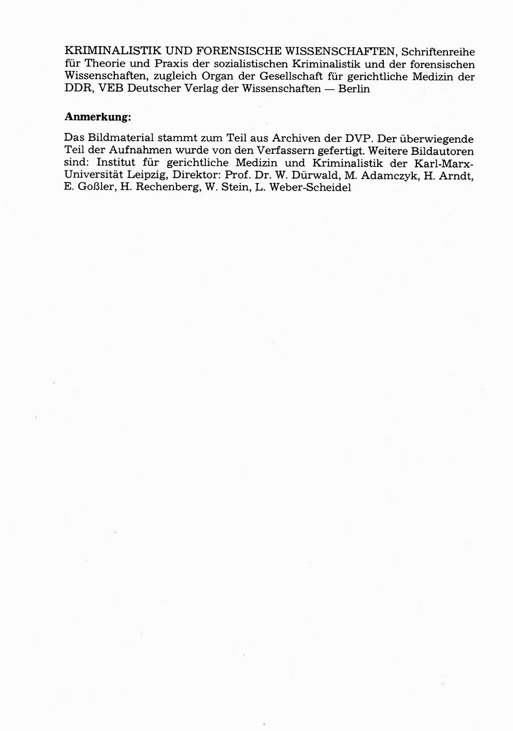 Wörterbuch der sozialistischen Kriminalistik [Deutsche Demokratische Republik (DDR)] 1981, Seite 496 (Wb. soz. Krim. DDR 1981, S. 496)