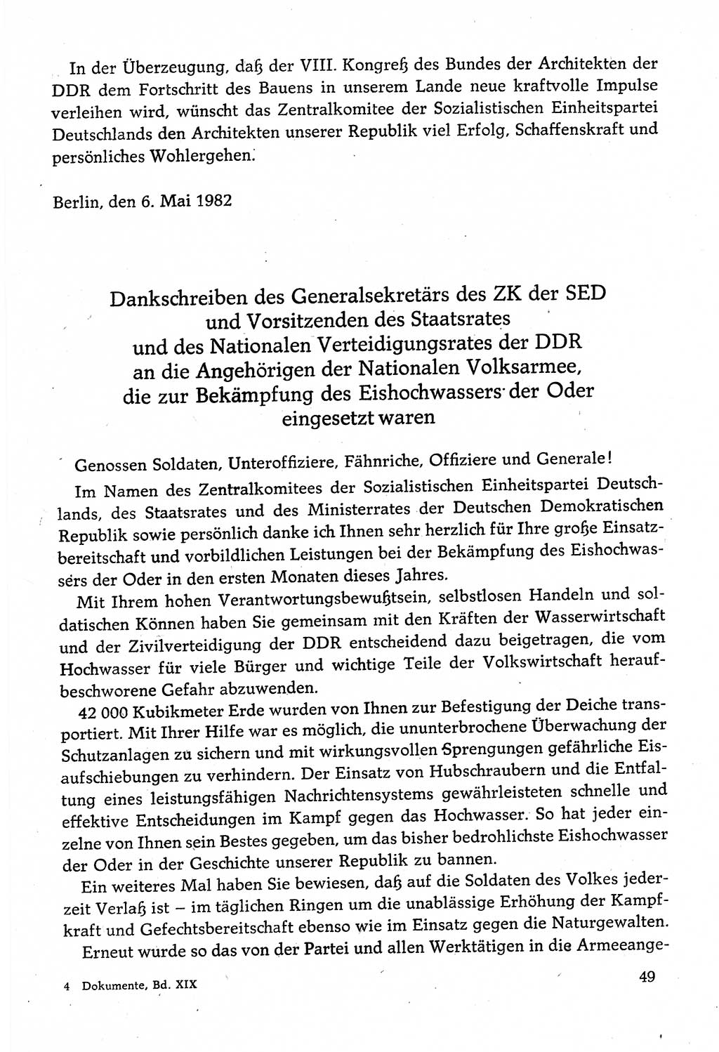 Dokumente der Sozialistischen Einheitspartei Deutschlands (SED) [Deutsche Demokratische Republik (DDR)] 1982-1983, Seite 49 (Dok. SED DDR 1982-1983, S. 49)