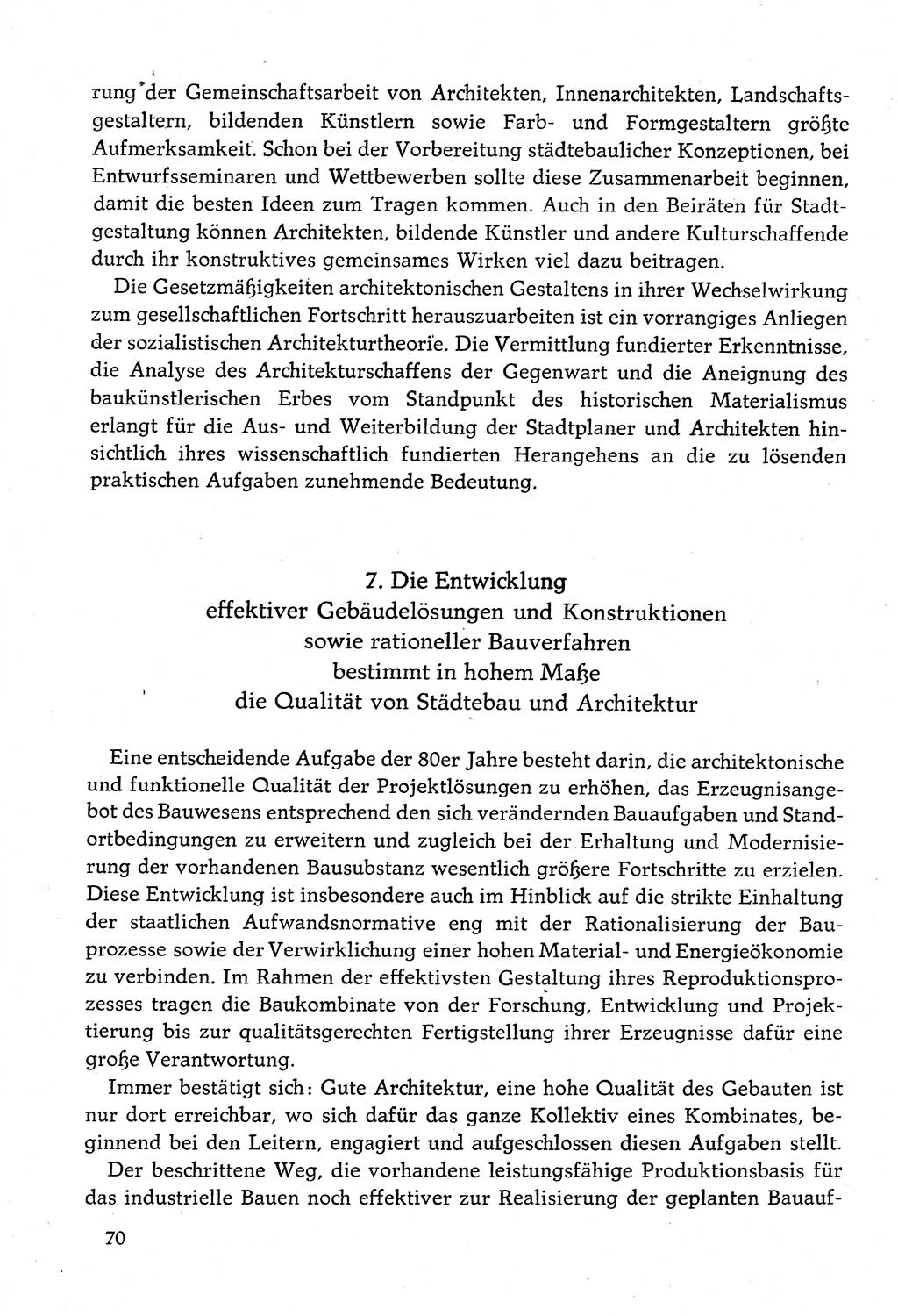 Dokumente der Sozialistischen Einheitspartei Deutschlands (SED) [Deutsche Demokratische Republik (DDR)] 1982-1983, Seite 70 (Dok. SED DDR 1982-1983, S. 70)