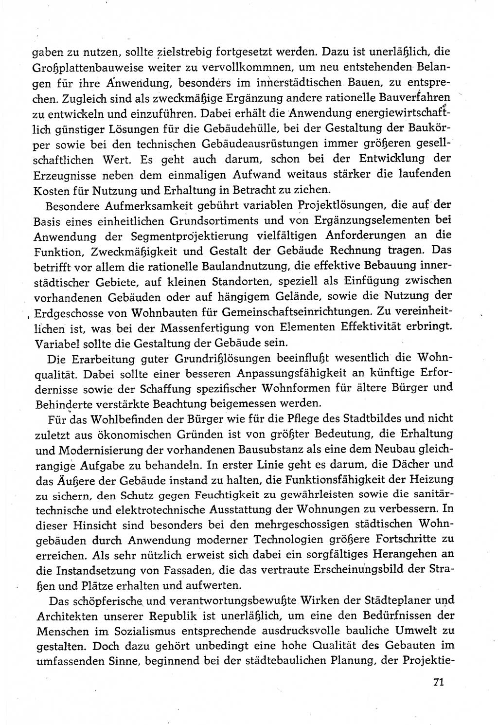 Dokumente der Sozialistischen Einheitspartei Deutschlands (SED) [Deutsche Demokratische Republik (DDR)] 1982-1983, Seite 71 (Dok. SED DDR 1982-1983, S. 71)