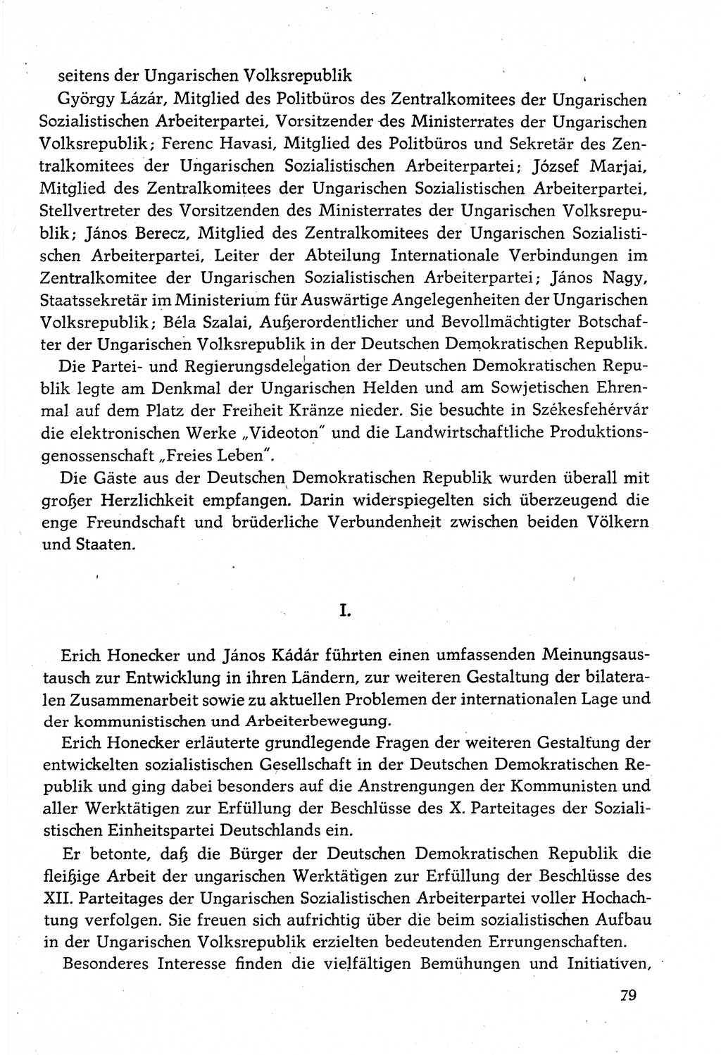 Dokumente der Sozialistischen Einheitspartei Deutschlands (SED) [Deutsche Demokratische Republik (DDR)] 1982-1983, Seite 79 (Dok. SED DDR 1982-1983, S. 79)